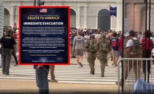 Ewakuacja National Mall przed przemówieniem Trumpa – przyczyną burza