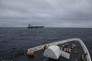 RAF brytyjski monitorował tankowiec rosyjski podczas amerykańskiej operacji