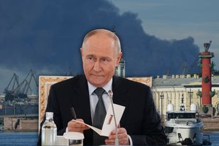 Dym nad Petersburgiem. Kreml: nie wpłynie to na harmonogram Putina