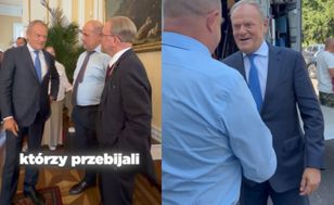 Tusk spotkał się z gwiazdami "Rancza". "Wilk syty i Wilkowyje City"
