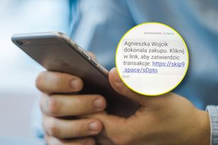 SMS do czytelnika. "Kliknij w link, aby zatwierdzić transakcję"