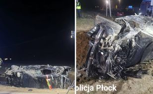 Rozbite BMW na łuku drogi. Nie żyje kolejna ofiara