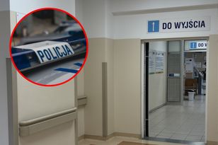 Sceny jak z horroru w szpitalu. Mężczyzna groził nożem