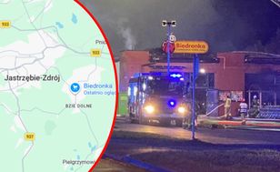 Pożar Biedronki w Jastrzębiu-Zdroju. Alert RCB do mieszkańców