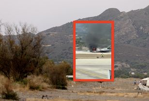 NATO F-16 catches fire, makes emergency landing on Zakynthos