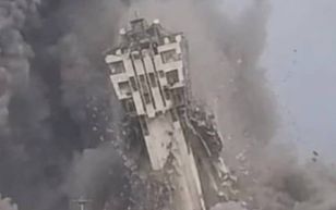 Atak na obiekt cywilny. Amerykanie zniszczyli wieżę portu w Iranie