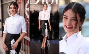 Deva Cassel turns heads at Dior show with bold décolleté look