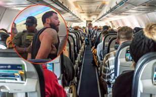 Emerytowany szef policji obezwładnił agresywnego pasażera na pokładzie samolotu
