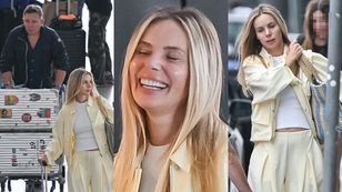 Pregnant Janachowska flies to Dubai with family before giving birth