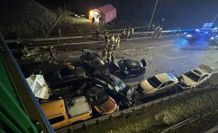Karambol na S19: 18 pojazdów zderzonych, apel o ostrożność