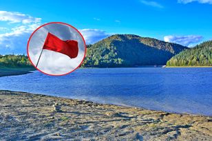 Jezioro Klimkowskie umiera — czerwona flaga zamiast kąpieli w Małopolsce