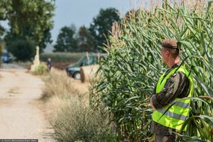 Policja potwierdza: lej i szczątki obiektu koło Tarnawy-Kolonii i Tokar