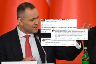 Lawina komentarzy po zachowaniu Nawrockiego. "Sprytnie to wymyślił"