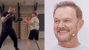 Cezary Pazura pochwalił się SYNEM. 13-letni Antoni trenuje boks. Cały tata? (FOTO)