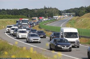Pożar ciężarówki na S12. Gigantyczny korek i chaos pod Lublinem