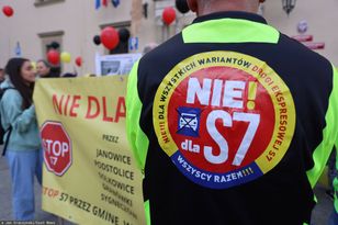Protest przeciw S7. Blokada w godzinach szczytu