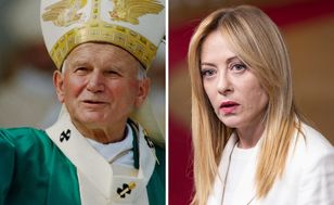 Meloni zamieściła wpis. Tak napisała o Janie Pawle II
