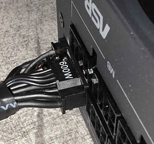 ASRock TempGuard failed to prevent GPU power connector from burning again