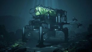 Podwodny habitat DEEP Vanguard zamontowany 17 m pod powierzchnią morza u wybrzeży Florydy