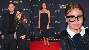 Celebryci na premierze spektaklu "Na boku": Beata Tadla z mężem, Anna Popek, Oliwia Bieniuk (ZDJĘCIA)