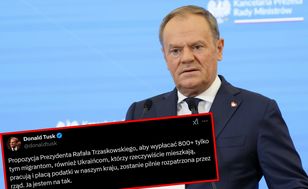 Ograniczą 800+ dla Ukraińców? Tusk: propozycja zostanie pilnie rozpatrzona