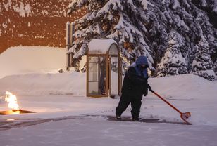 Arktyczny mróz w Finlandii. Poważne zakłócenia w ruchu lotniczym