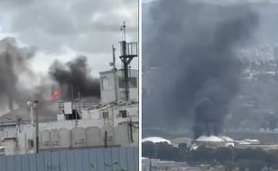 Irański ostrzał rakietowy w Hajfie. Rafineria w ogniu