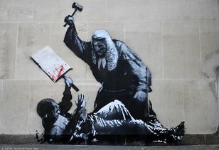 Sztuka czy wandalizm? Banksy kosztował brytyjskich podatników 200 tys. dolarów