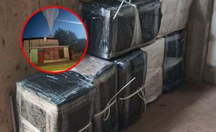 Policja znalazła cztery balony przemytnicze z Białorusi w woj. podlaskim