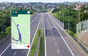 Google Maps kieruje do zawracania na ekspresówce S1 koło Węgierskiej Górki