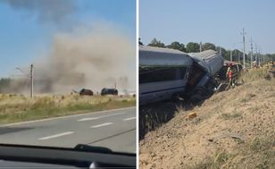 Wykoleił się pociąg PKP Intercity. Są pierwsze nagrania i zdjęcia