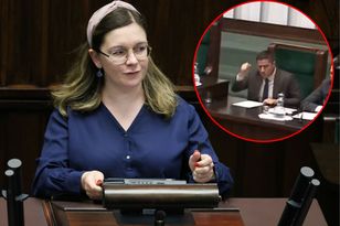 Incydent w Sejmie. Polityk KO przedrzeźniał posłankę