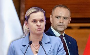 "Może mu cokolwiek rośnie". Nowacka uderza w Nawrockiego