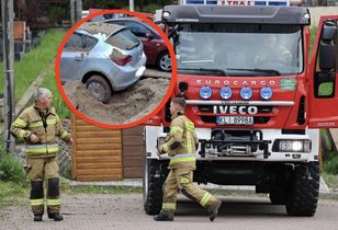 Test łódzkiego gazociągu. Skutek to trzy uszkodzone samochody