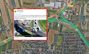 Wielkie utrudnienia na węźle Konotopa. TIR zablokował jedną nitkę