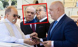 Miecz z czasów Mieszka I. Prokuratura bada prezent dla o. Rydzyka