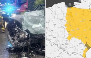 Poważny wypadek w łódzkim, alerty pogodowe [SKRÓT PORANKA]