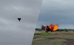 Nagranie zapiera dech w piersi. Dron eksplodował tuż obok rolnika