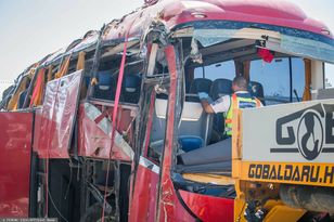 ITD skontroluje firmę przewozową odpowiedzialną za autobus rozbity na Węgrzech