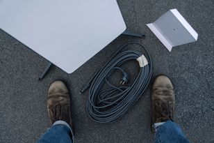 Pożar infrastruktury Starlink w Polsce. Służby sprawdzają przyczynę