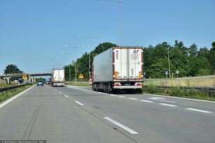 2,5 promila za kierownicą ciężarówki na A4 – 63-latek skazany w trybie przyspieszonym