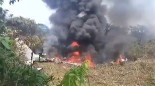 Katastrofa samolotu w Kolumbii. C-130 rozbił się przy granicy Ekwadoru