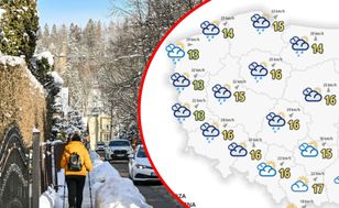 Intensywne opady śniegu w tym regionie. Jest też alert IMGW