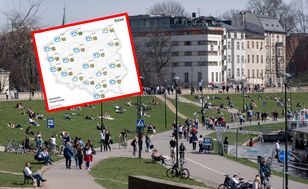 Antycyklon Tilman nad Polską. Nawet ponad 20 stopni