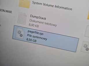 PAGEFILE.SYS - do czego służy i czy można go wyłączyć?