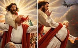 Wymiana groteskowych postów. Iran przerobił niesławne zdjęcie Trumpa