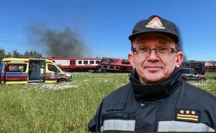 "Katastrofa lądowa". Strażak mówi o szczęściu w nieszczęściu