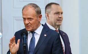 Jedno słowo. Tak Tusk komentuje wizytę Nawrockiego w USA