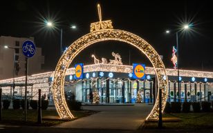 Andziaks znowu zaszalała na święta! Tym razem nie w domu... Udekorowała CAŁY SKLEP Lidla. Królowa Vlogmasów w swoim żywiole (ZDJĘCIA)