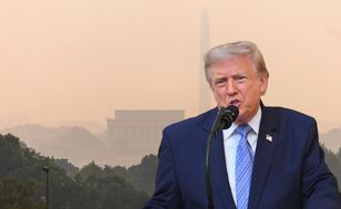 Trump zapowiada cła na Kanadę za smog z pożarów lasów